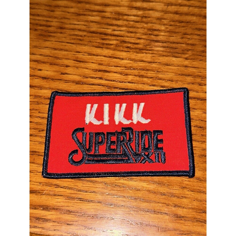 VTG Rare KIKK Super Ride XII Riding Patch